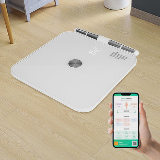8 Elektroden Smart Personenweegschaal Wit - Bluetooth Body Composition Monitor