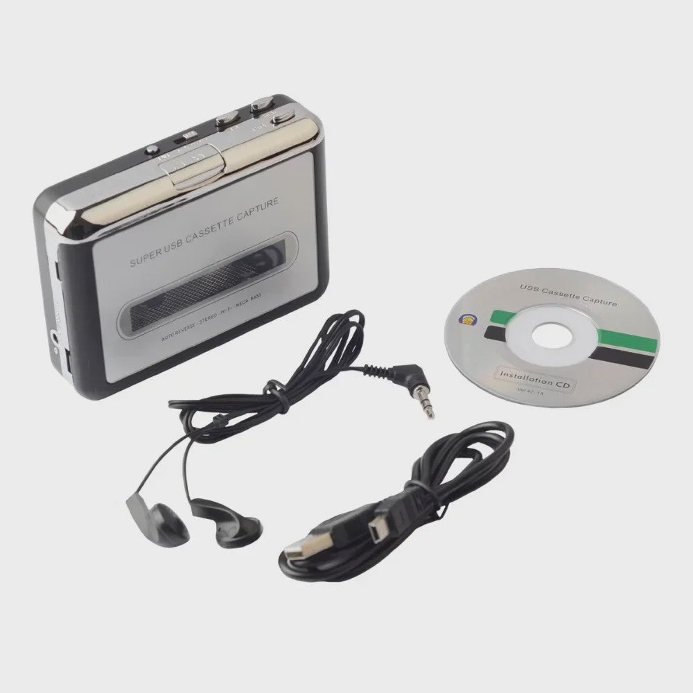 USB Cassette naar MP3 Converter & Speler - Behoud je Muziekcollectie