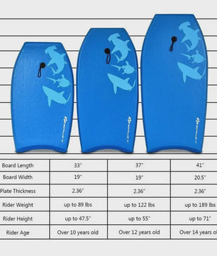 GOPLUS Bodyboard 37 inch met EPS Core - Ideaal voor Surfen en Watersport
