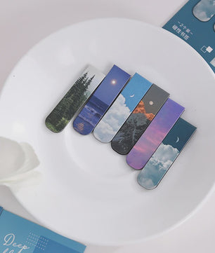 Set van 2 Magnetische Bladwijzers met Prachtige Landschapsprints