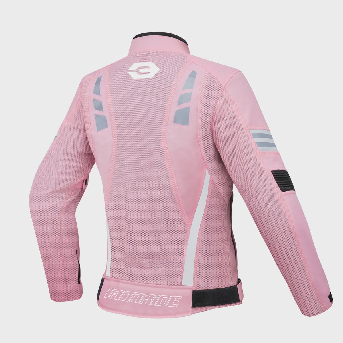 Ademende Dames Motorjas Zomer - Mesh Textiel met Verwijderbare Protectors