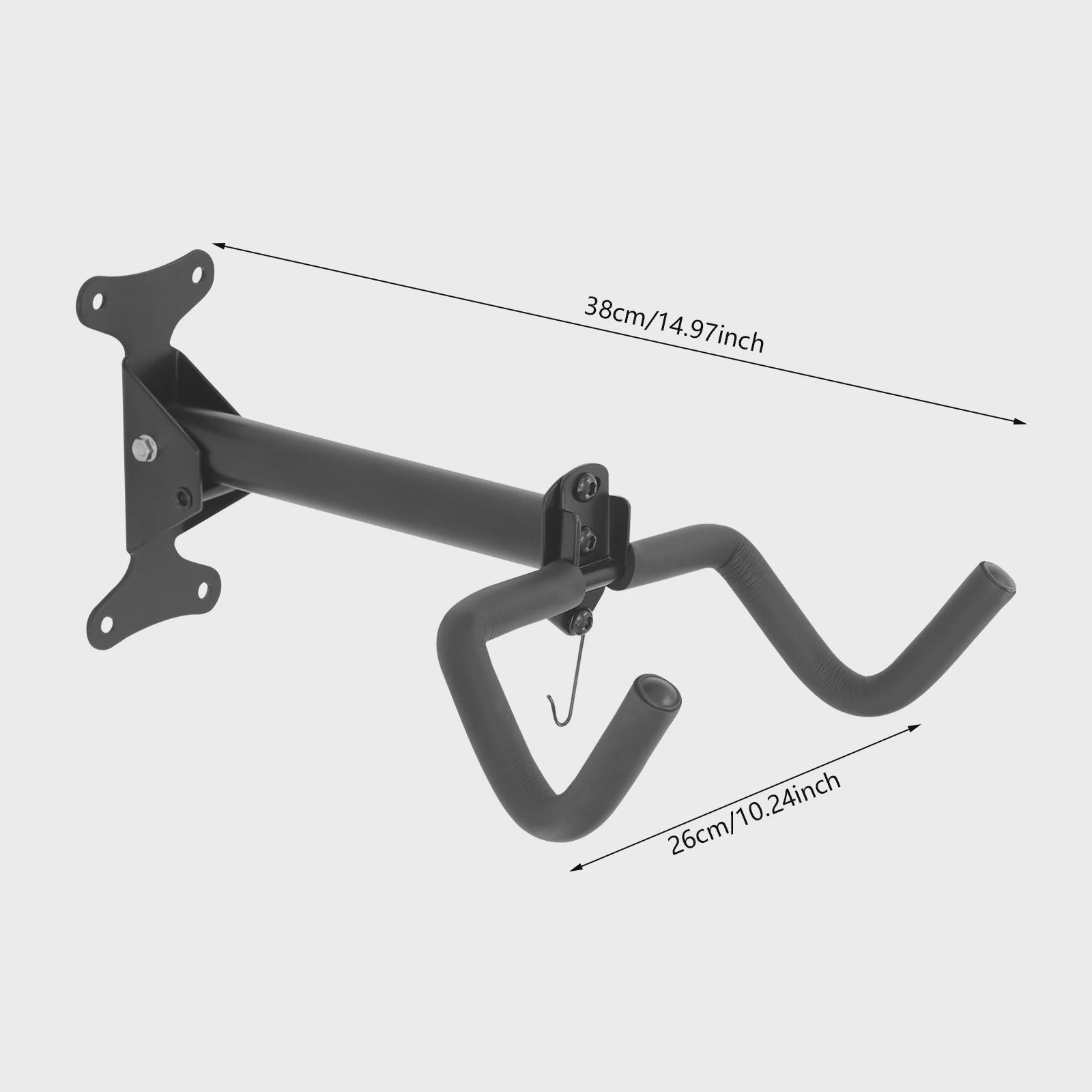 Carbon Stalen Fiets Hanger voor Wandmontage - Stabiel & Flexibel