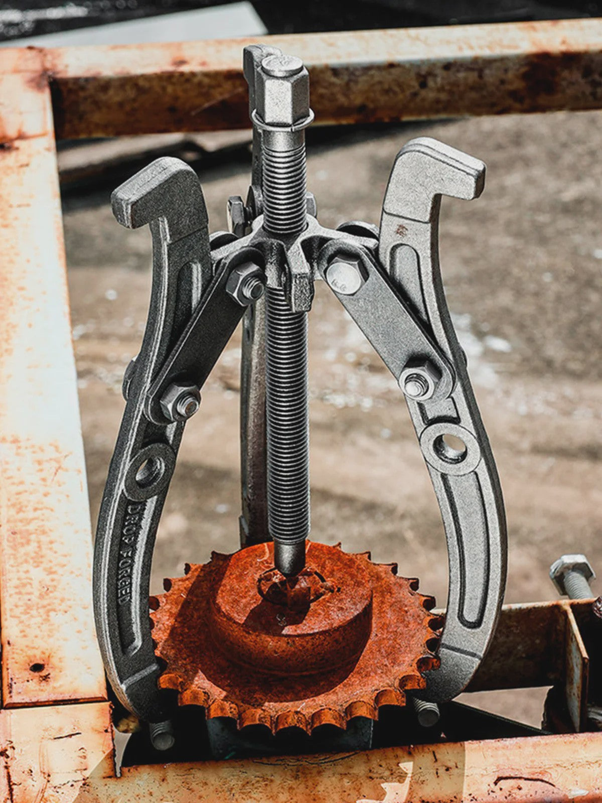 Robuuste 3-in-1 Trekker: 3- & 2-Bekken Trekker voor Lagers, Poelies & Vliegwielen (3, 4, 6 Inch)