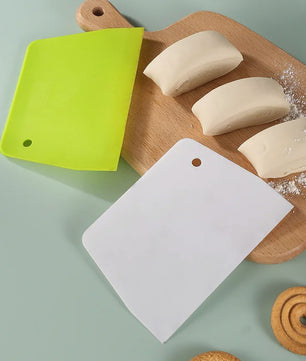 Plastic Deegschraper en Boterschraper met Gladde Rand - Bakgereedschap