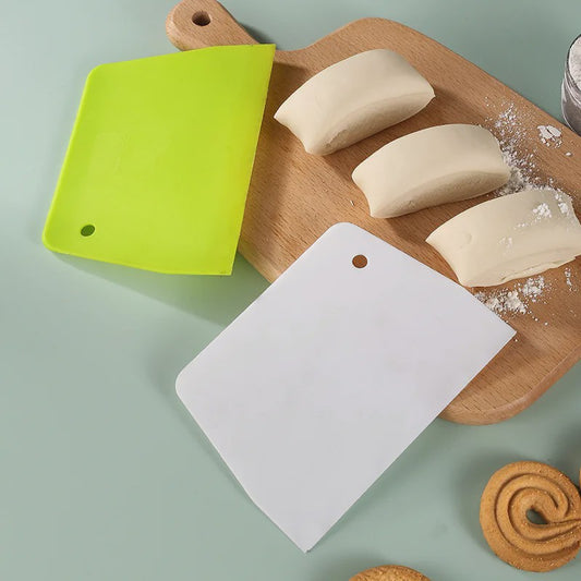Plastic Deegschraper en Boterschraper met Gladde Rand - Bakgereedschap