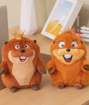 Knuffel Bever King George Mabel Loaf - Zacht & Pluche Speelgoed voor Kinderen