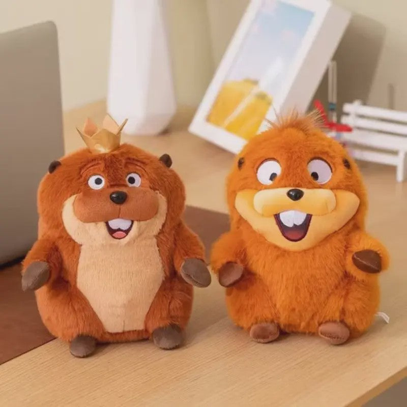 Knuffel Bever King George Mabel Loaf - Zacht & Pluche Speelgoed voor Kinderen