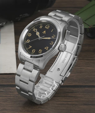 Militado ML08 Vintage Herenhorloge - Quartz VH31, Saffierglas, 10ATM Waterdicht