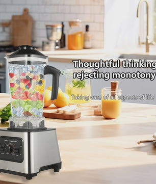 Professionele 2-in-1 Blender: 800W, 27000RPM, 2L+0.5L Dubbele Jars, IJs Crushen, Malen & Smoothies