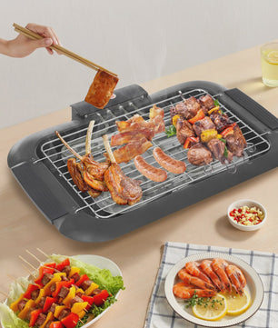 Elektrische Tafelgrill 2000W met 6 Temperatuurstanden - Perfect voor Binnen & Buiten