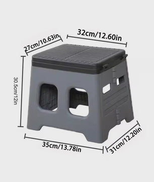 Draagbaar Toilet met Deksel - Sterk en Compact voor Kamperen, Wandelen & Boottochten