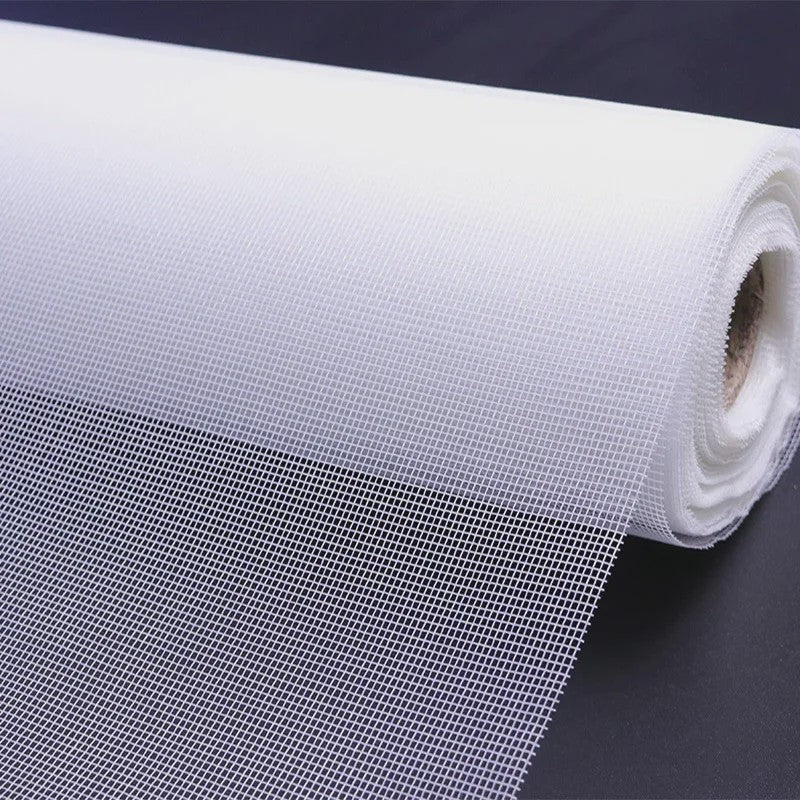 White side opening mosquito proof door curtain, magnetic suction design, invisible mosquito proof, no drilling installation