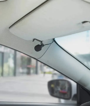 Externe Auto Microfoon met 3.5mm Jack - Clip-on voor Auto DVD Radio & Professionals
