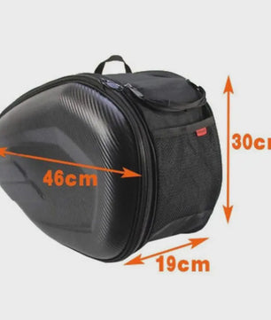 Waterdichte Motor Zadeltassen 36-58L - Zwarte Motorfiets Bagage Tassen voor Scooter & Motor