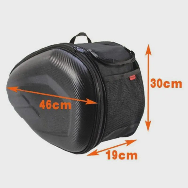 Waterdichte Motor Zadeltassen 36-58L - Zwarte Motorfiets Bagage Tassen voor Scooter & Motor