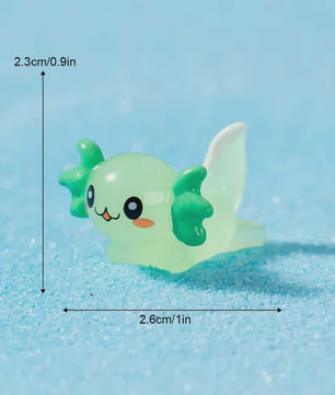 Set van 10-30 Mini Axolotl Beeldjes - Schattige Hars Figuurtjes voor Tuin, Aquarium & Decoratie