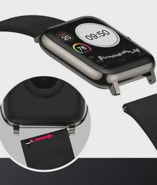 Universele Siliconen Horlogeband 20mm & 22mm - Snelwissel & Comfortabel