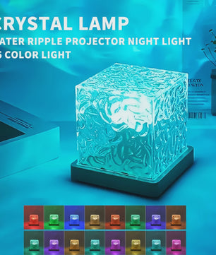 Dynamische Water Rimpel Projector Lamp - 16 Kleuren & Afstandsbediening voor Sfeervolle Decoratie