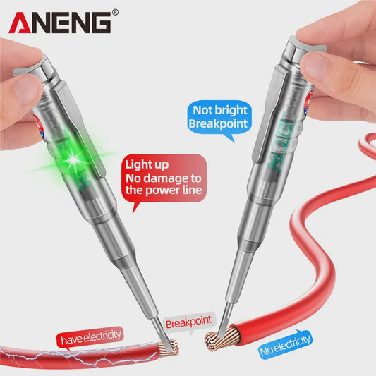 ANENG B14 Spanningsmeter Testpen Schroevendraaier 24-250V met Geluid & Licht Alarm