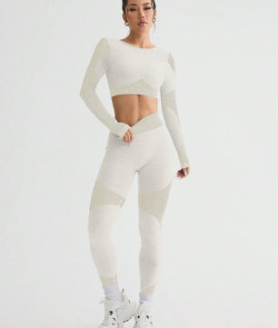 Naadloos Seamless Sportpak Dames - Ademend Yoga & Fitness Set