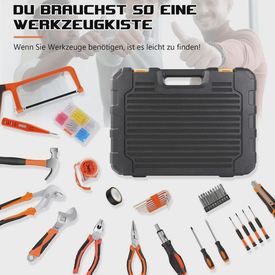 Multifunctionele Gereedschapskist - 43-Delige Set voor Thuisreparatie en Montage
