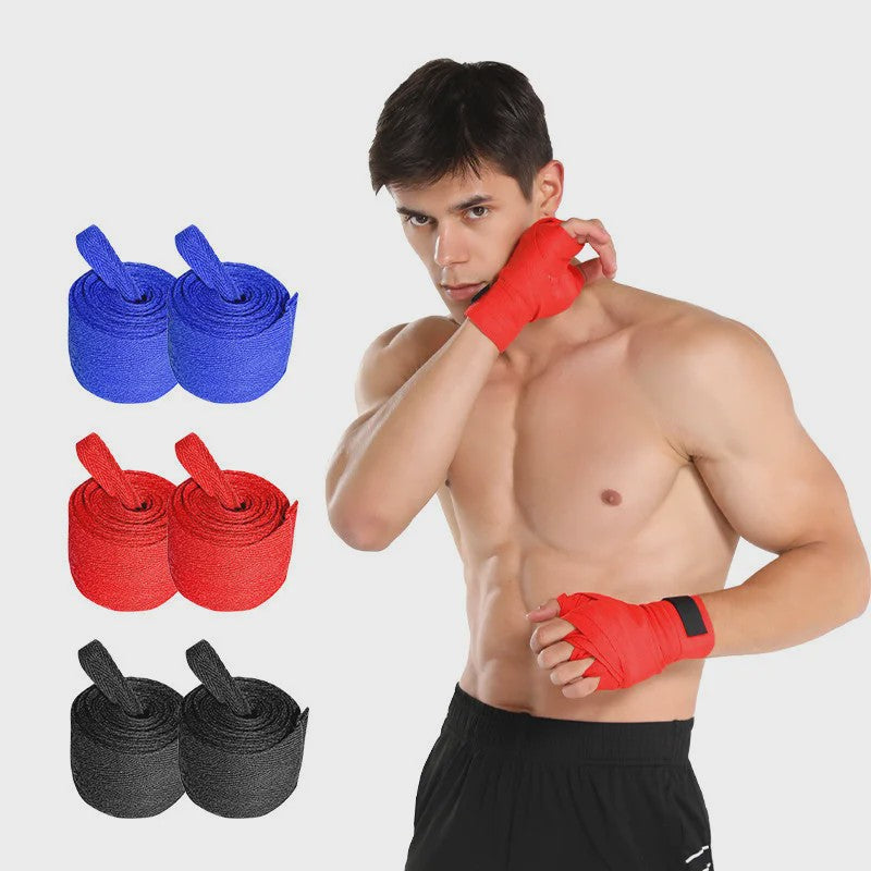 2x Bokszaktraining Bandages Katoen & Nylon - 1.5M, 2M, 3M, 5M Lengtes - Voor Boksen, MMA, Kickboksen