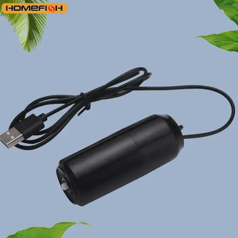 Stille Mini USB Zuurstofpomp voor Aquarium en Vis Kweek - Draagbaar & Compact