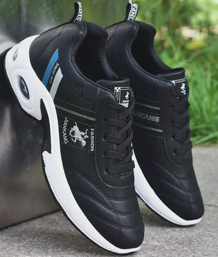 Herensneakers Leer - Casual & Sportief - Comfortabele Outdoorschoenen