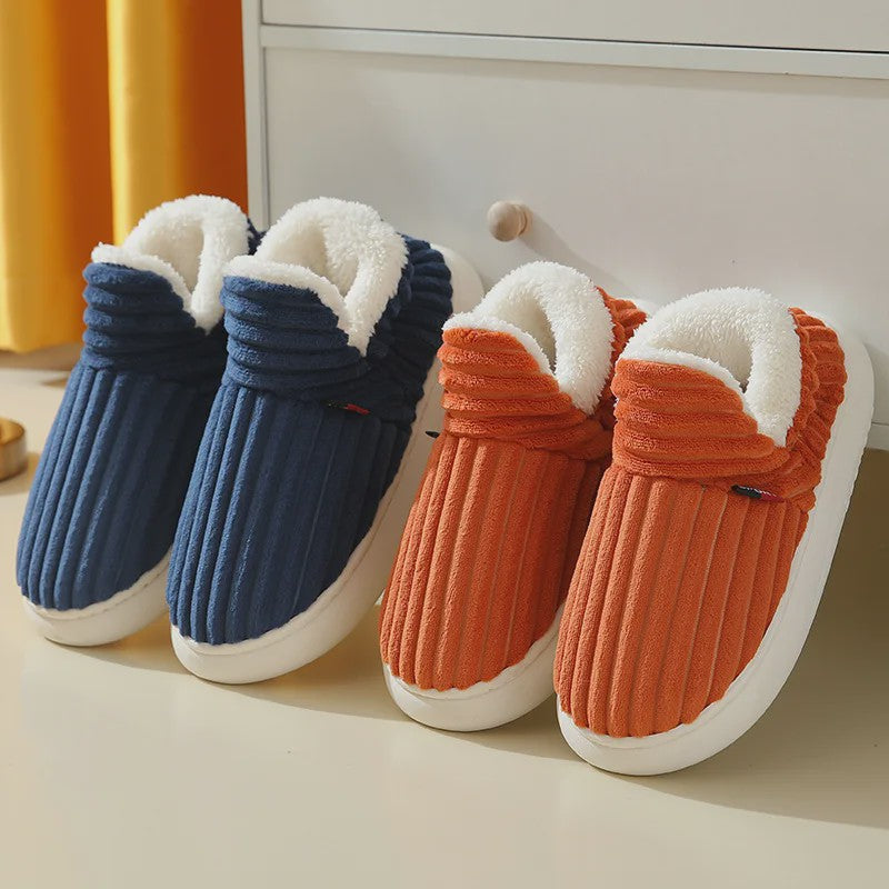Herenslippers Winter Laarzen - Zachte Pluche & Katoen, Warm & Comfortabel voor Binnen