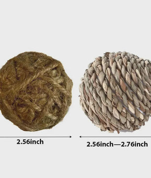 Speelgoed & Tandenknabbel Set voor Konijnen, Cavia's & Hamsters
