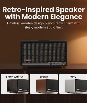 Edifier S300 Retro Tafel Speaker - Hi-Res Audio, LDAC, AirPlay2, Dual WiFi & Bluetooth 5.4