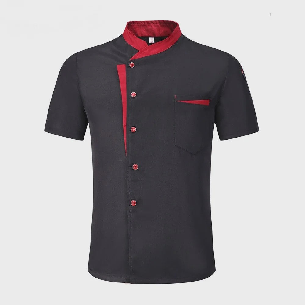 Klassiek Chef Jack met Korte Mouwen - Horeca Uniform voor Heren en Dames