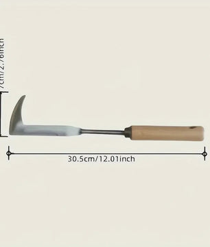 Stevige Onkruidsteker van Koolstofstaal met Ergonomische Grip - Handgereedschap voor Tuin & Tegels