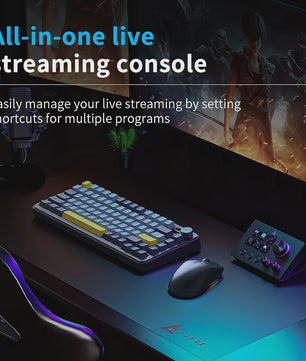 AJAZZ AKP03 Programmeerbaar Toetsenbord & Shortcut Controller voor Streaming, Trading en Audio