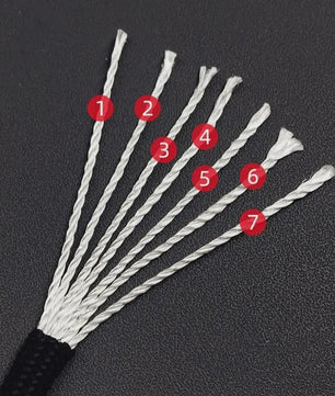 7-Core 550 Paracord Touw - 4mm Diameter - 5/15/30 Meter - Outdoor Survival & Kampeer Accessoires