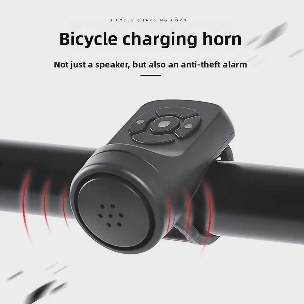 Super Luide Elektrische Fietsbel met Oplaadfunctie - Veiligheid en Gemak voor Mountainbikes