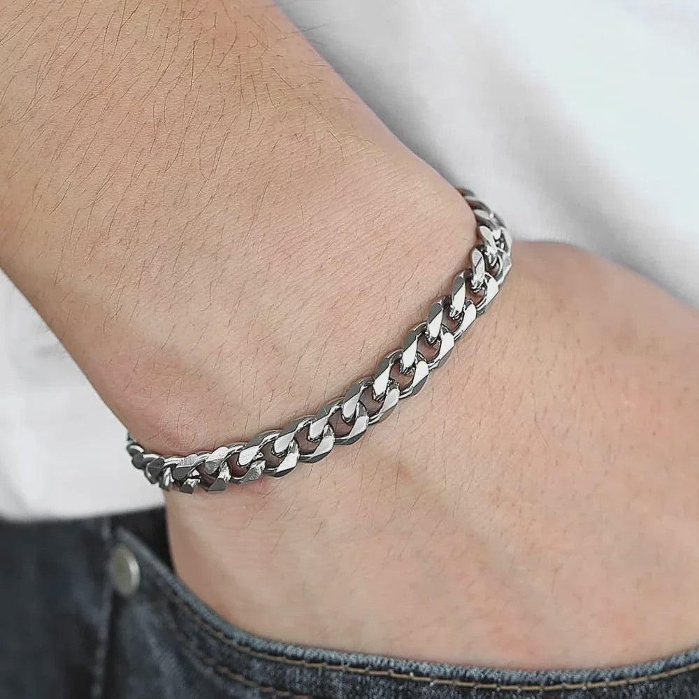 Stijlvolle RVS Cuban Chain Armband voor Heren & Dames - 3-9mm Breed