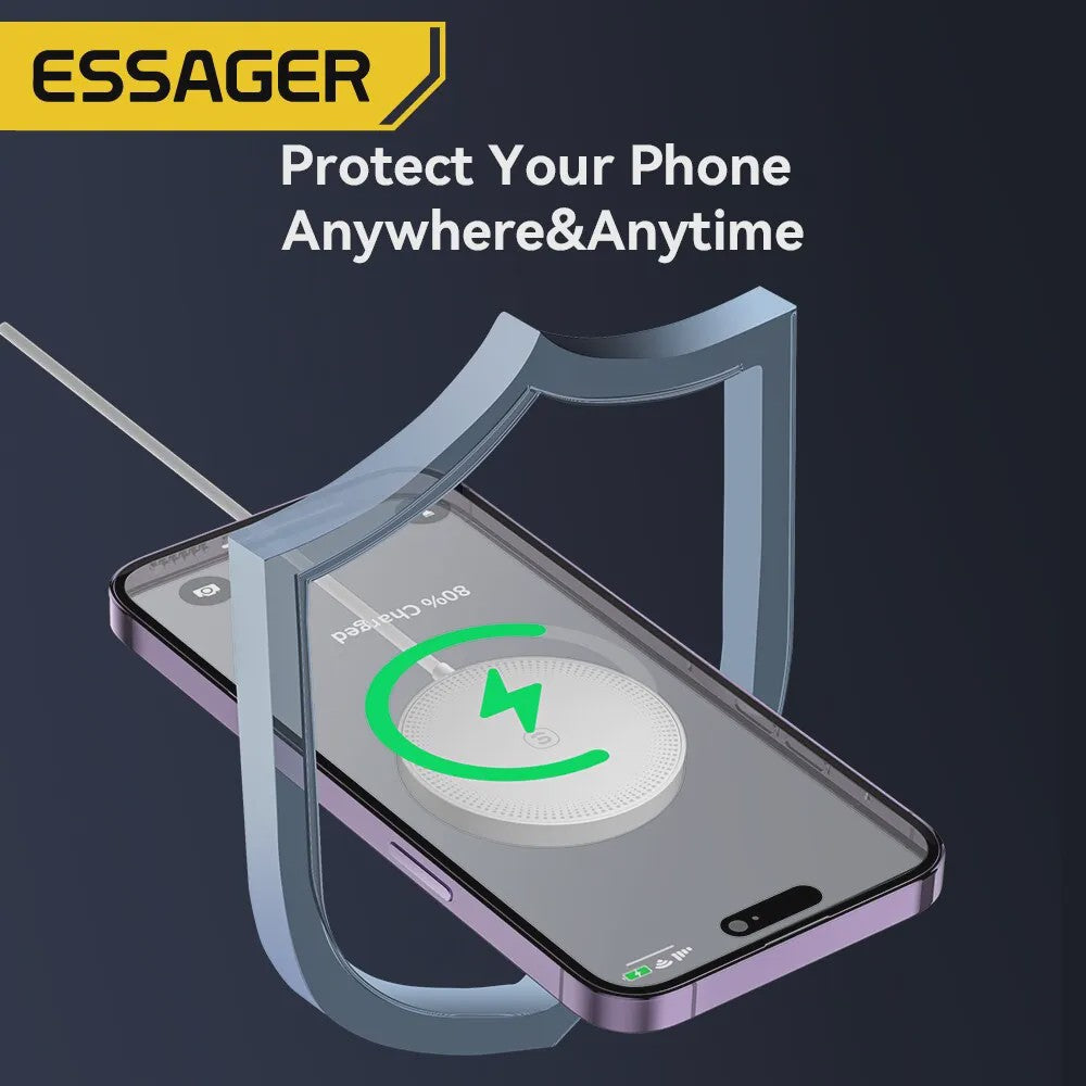 Essager 15W Magnetische Draadloze Snellader - Snel Laden voor iPhone 14/13/12 Pro Max & Xiaomi