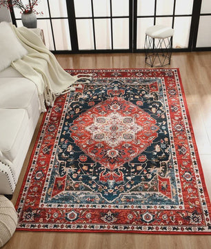 Vintage Perzisch/Turks Vloerkleed - Retro Ethnic Design voor Woonkamer & Slaapkamer