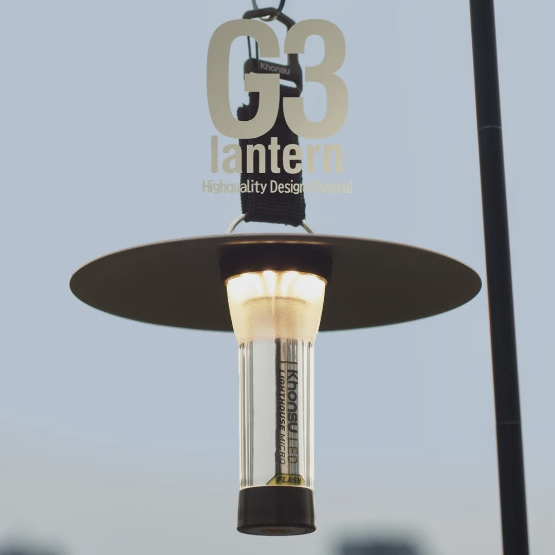 GZ Lighthouse Campinglamp - 3000mAh, Lange Batterijduur, LED Sfeerverlichting & Zaklamp