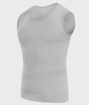 Heren Mouwloos Katoenen Vest - Comfortabel voor Sport & Fitness
