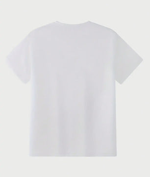 Herentrui Casual Sportief T-shirt met Zachte Gebreide Stof en Opvallende Scooterprint