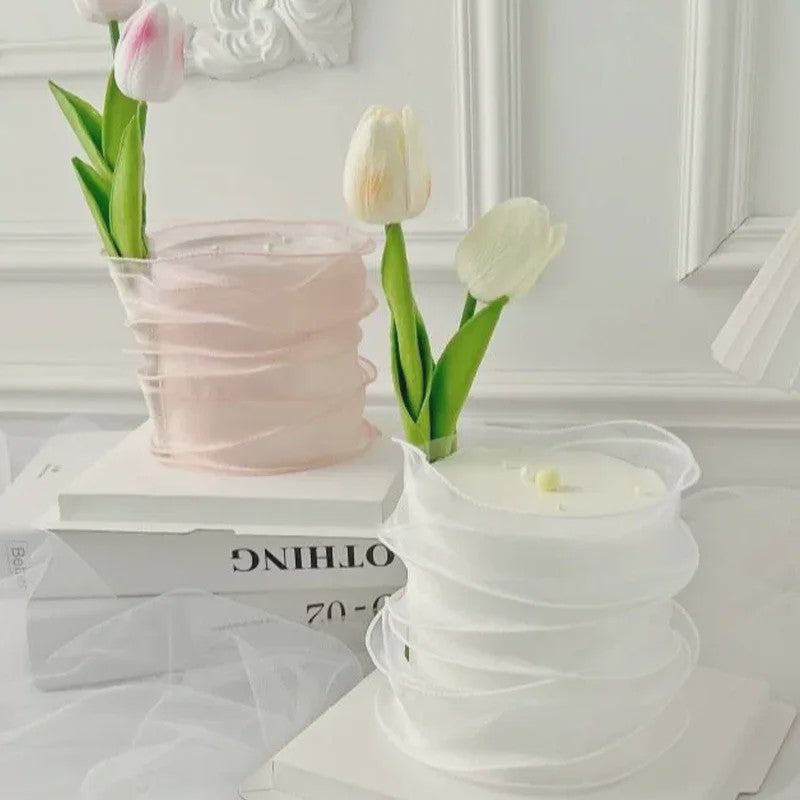 Luxe Chiffon & Organza Lint - Perfect voor Knutselen, Cadeauverpakking & Bruiloftsdecoratie