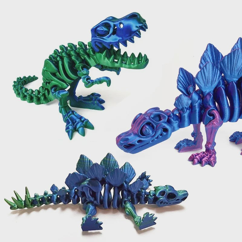 Bewegende 3D Geprinte T-Rex Dinosaurus - Realistisch Model voor Desktop Decoratie & Cadeau