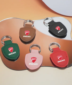 Leren Ducati Autosleutelhanger - Perfect voor Monster, Panigale & meer