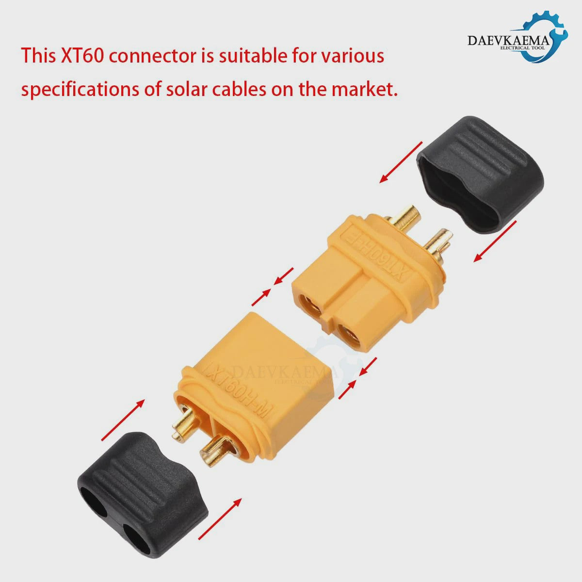 XT60H Connectoren Set (Male/Female) met Beschermhoes - 3-12 Paren