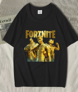 Fortnite Zomer T-shirt Unisex - Stijlvolle Casual Kleding van Puur Katoen