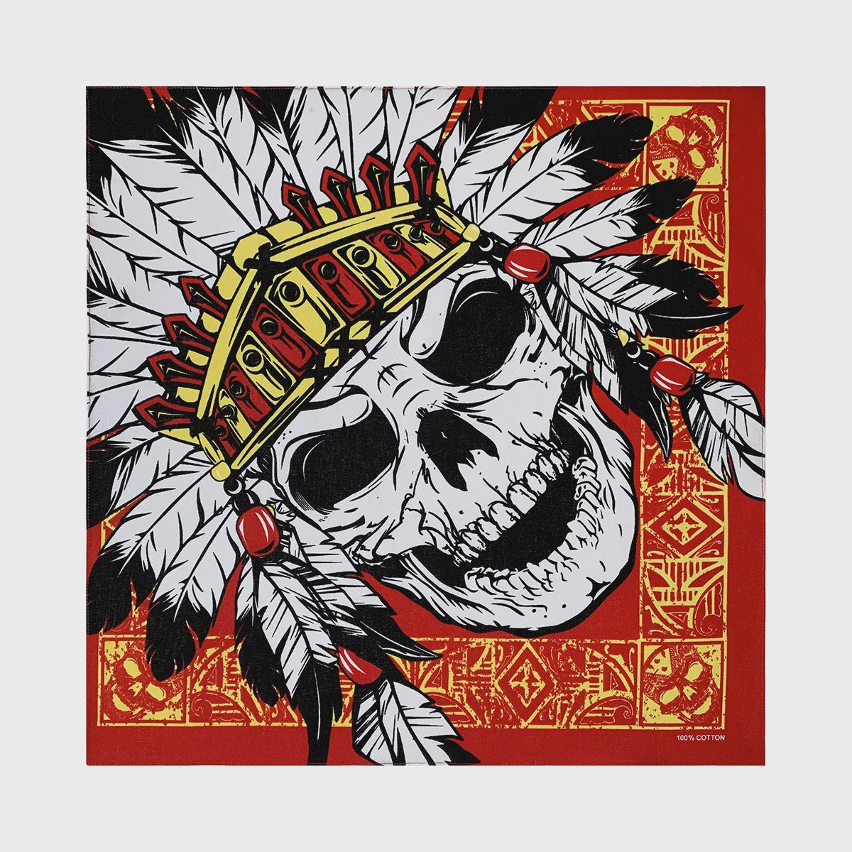 Skull Bandana Katoen - Hip Hop Stijl Hoofddoek & Accessoire