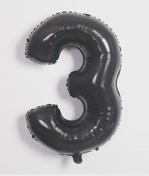40 Inch Folie Cijfer Ballonnen - Goud, Zilver, Blauw, Zwart, Rood - Feestdecoratie