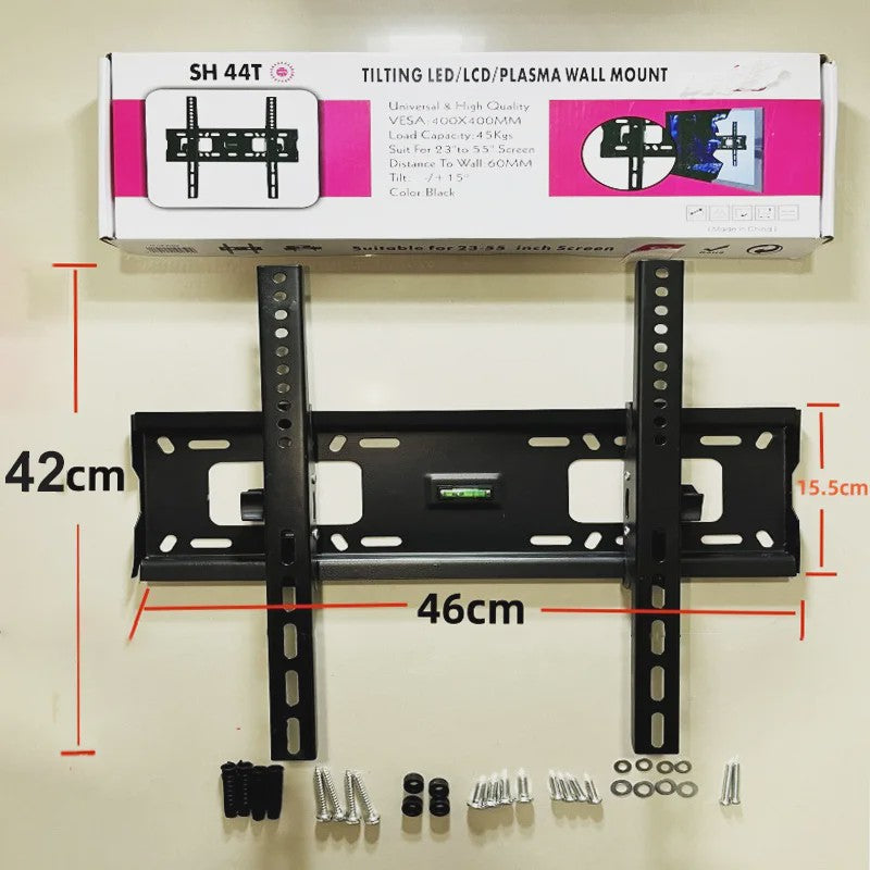 Universele TV Muurbeugel voor 23-63 inch LED/Plasma TV's - Max VESA 400x400mm, 45kg